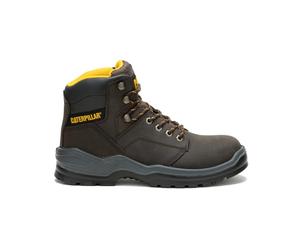 Cat Footwear Men's Striver Steel Toe Industrial Boot, brown, 8.5 UK