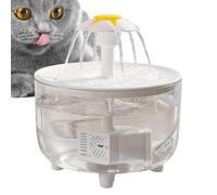 CAT FOUNT - AUTOMATIC PET SOURCE | Metal Rotten Kitten 33.8oz Floral Pattern | Automatic Quality Watering Dispenser