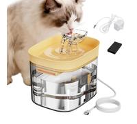 Cat Fountain - 1.8 L Cat Drinker, Removable Dog Drinks, The Drinking Fountain for Pets Seamlessly Adapts to the Habits of Pets and Ensures Cats Are Encouraged To Do It