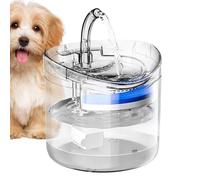 Cat Fountain - 2L Automatic Low Noise Puppy Drinking Dispenser | Cat Fountains For Drinkiing | Continuous Flow Hydration System | Safe Puppy Animal Drinking Fountain Accessory