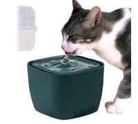 Cat Fountain - 6.8x6.89x4.92in Automatic Pet Water Dispenser, Aanti Dry Drinking System, Portable Smart Led Hydration Device | Ultra Quiet Pump Circulating Water Station for Multiple Cats Dogs Indoor