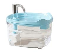 Cat Fountain - ABS Pet Water Fountain, 19cm Water Fountains Cat Bowl | 1.5L Quiet Automatic Feeder Bowl Pet Supplies for Feeding, Home, Apartment, Kitten, Puppy, Small Animal, Effortless Scale Removal