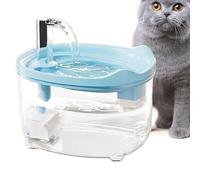 Cat Fountain - Automatic Water Dispenser for Small Animals with Continuous Flow Function, Multi-Purpose Pet Feeder and Drinking Station for Puppies Kittens Home Use, 7.48x6.1x6.89 inches