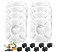 Cat Fountain Filter - 5 Inch Replacement Filter, Cleaning Mat, Activated Carbon Pad, Versatile Accessories for Improved Hydration and Fresh Drinking Water for Your Cats or Small Dogs at Home