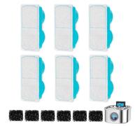 Cat Fountain Filter - Odour Remover Cartridge with Absorbent Multilayer Filter System, Activated Carbon Media, Support Clean Water Circulation, Design for Easy Aust