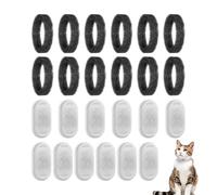 Cat Fountain Filter Replacement, 12-Set Pet Fountain Filter Replacement, Pet Accessories for Health Everyday Feeding Yard House Dispenser Aquarium Watering Flower