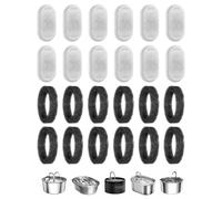 Cat Fountain Filter Replacement | 12-Set Pet Water Fountain Filter,Pet Accessories for Everyday Yard Dispenser Watering Feeding House Home Health Faucet Aquarium