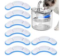 Cat Fountain Filter Replacement - 8 Piece Odour Absorption Set, Multilayer Deep Filtration Cartridge | Water Fountain Accessories for Indoor, Home, Apartment, Home, Bedroom