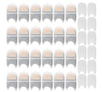 Cat Fountain Filters, Multi Filtration, Shovel-Shaped, 36 Pcs, 24 Large & 12 Small, 3.8 X 3.4 In