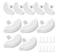 Cat Fountain Replacement Filter 4 Pieces with 6 Filter Sponges Filter Set for Cats Drinking Fountain Activated Carbon Filter Pet Water Fountain Accessories Replacement Filter for 2L Cats Drinking