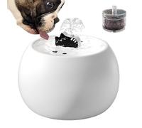 Cat Fountains - Electric Water Fountain for Pets | 3D Automatic Electric Filtered Waterer with Sensor Long-Lasting Dispenser for Kitten Dog Home Drinking Outside Watering