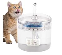 Cat Fountains for Drinking - 1.5L Automatic Quiet 2-Mode Electric Clear Waterer,Pet Kitten Water Feeder Dispenser - for Living Room, Balcony, Garden, Home, Dorm, Bedroom