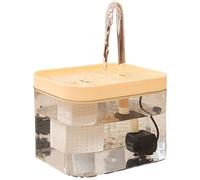 Cat Fountains for Drinking,Transparent Water Cat Fountain | 1500ML Fish Tank, Water Dispenser for Cats Dogs, Automatic Drinking Fountain for Pets