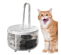 Cat Fountains For Drinking - Wireless 1L USB Battery Operated Pet Fountain, Automatic Water Dispenser | Circulation Filtration System Feeder For Indoor Cats, Fresh Flowing Water Supply For Hydration