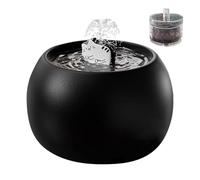 Cat Fountains - Keep Drinking Dishes Free From Dangerous Debris And Stray Pet Hairs Via A 4 Stage Integrated Mineralization Purification Filtration Pump, 1L Volume, Ceramic - For Kitten