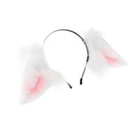 Cat Foxes Faux Furs Ears Headband Halloween Fancy Dress Cosplay Costume Handmade Animal Furry Ears Hair Hoop Women