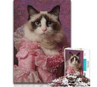 Cat from An Aristocratic Family 1000 Piece Jigsaw Puzzle for Adults Teens,Educational Games Home Decoration Deal As Gifts for The Whole Family (38x26cm)