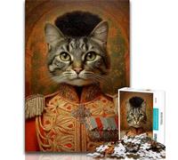 Cat from An Aristocratic Family 1000 Piece Jigsaw Puzzles for Teenagers,Educational Games Home Decoration Artists Collection,Fine Art (38x26cm)