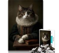 Cat from An Aristocratic Family 1000 Pieces Jigsaw Puzzles For Teens And Adults,Family Game Stress Reliever Difficult Challenge Gifts for Friends And Family (75x50cm)