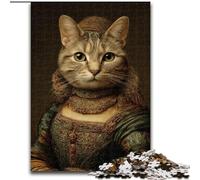 Cat from An Aristocratic Family Adult Jigsaws 1000 Pieces Difficult, Help The Brain Exercise Addictive Toys to Cultivate Patience Perfect Decoration (26x38cm)