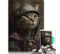 Cat from An Aristocratic Family Jigsaw Puzzles for Teenagers 1000 Jigsaws,Educational Games Wall Decoration Unique Birthday And Xmas Gifts (50x75cm)