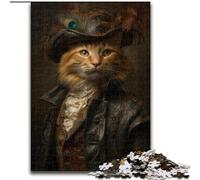 Cat from An Aristocratic Family Puzzles for Adults And Teenagers, Challenging Game And Family Play Birthday Present, Gifts, Wall Art (50x75cm)