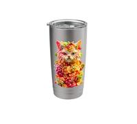 Cat Fruit Salad Stainless Steel Insulated Tumbler