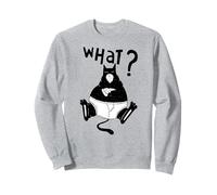 Cat funny pizza cats quotes kitten face cat pet fun Sweatshirt