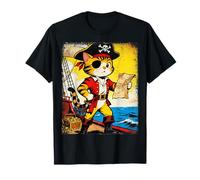 Cat Funny Streetwear Comic Design T-Shirt