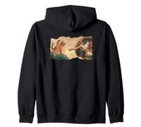 Cat Funny The Divine Strike Zip Hoodie