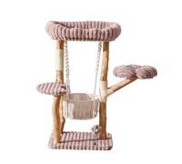 Cat Furniture, All In One Playground with Cozy Swing and Interactive Toy, Multi Layer Scratching Post for Homes