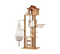 Cat Furniture Large Cat Tree, 160 cm Tower for Indoor with Cozy Hammock