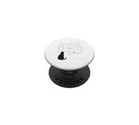 Cat Gallery Wall Cats Photos Art Museum Cat Lover Drawing PopSockets Adhesive PopGrip