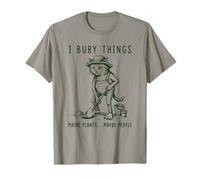 Cat Gardener I Bury Things Maybe Plants Maybe People Funny T-Shirt