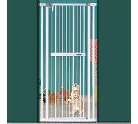 Cat Gate - Extra Tall Dog Gate,Extra Tall Pressure Fit Pet Safety Gate 76-82cm Wide, 151cm Extra Tall | Unique 90° Two Way Open/Stay Door, Auto Close Function
