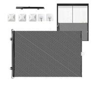 Cat Gate for Doorway,Cat Gate | Suction Cup Anti-Jump Foldable Fence 19.69x49.21in Child-Proof for Kitten Stairway Patio Deck Front Door Porch Hallway