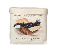 Cat Gifts for Women Cat Lovers Bread Basket, Funny Jokes Birthday Gifts | Bread Storage Bags Basket Organiser for Kitchen, Bedroom, Living Room, Ideal Christmas Black Cat Gift for Mum Wife Sister