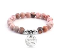 Cat Gifts for Women,Cat Themed Gifts for Cat Lovers Birthday Presents Cat Mum Related Mothers Day Christmas Crazy Cat Lady Gift for Friend Xmas Cat Mom Valentines Day Beaded Bracelet for Womens