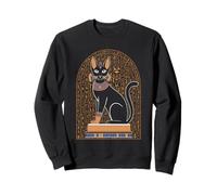 Cat Goddess Bastet Ancient Hieroglyphs Historian Sweatshirt