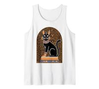 Cat Goddess Bastet Ancient Hieroglyphs Historian Tank Top