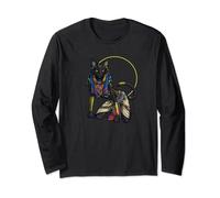Cat Goddess - Egyptian Goddess Bastet Long Sleeve T-Shirt