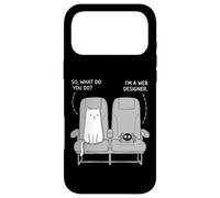 Cat Got The Window Seat Funny Dad Jokes Word Puns Case for iPhone 17 Pro Max