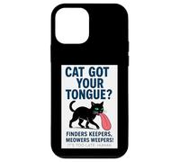 Cat Got Your Tongue? Black Kitten Case for iPhone 12 mini