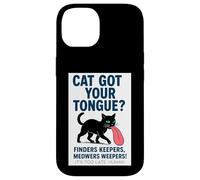 Cat Got Your Tongue? Black Kitten Case for iPhone 14
