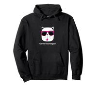 Cat Got Your Tongue - Funny Cat Lover Kitten Pun Pullover Hoodie