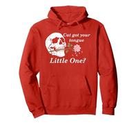 Cat Got Your Tongue Run Little Mouse Dark Romance Smutt Book Pullover Hoodie, Adult Unisex, Red, Medium