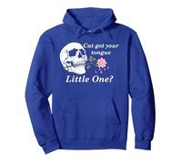 Cat Got Your Tongue Run Little Mouse Dark Romance Smutt Book Pullover Hoodie, Adult Unisex, Royal Blue, Large