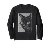 Cat Gothic Grunge Alt Punk TRIPPY WEIRDCORE Long Sleeve T-Shirt
