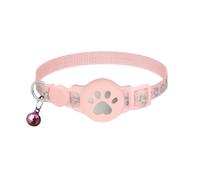 Cat GPS Collar for Small Cats - Real Time Location No Monthly Fee, Waterproof Anti Lost Pet with No SIM Required, for Indoor Outdoor Cats (C)