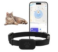 Cat GPS Tracker Collar,No Monthly Fee,Works with Apple Find My,Pet Tracker for Cats,Small Cat Tracker,Tractive GPS Cat Tracker Alternative
